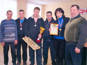 Команда Белевского РЭС заняла первое место в лыжных гонках